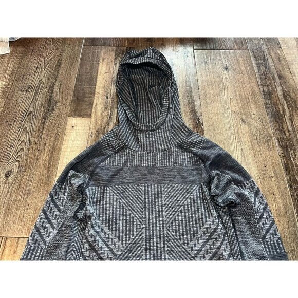 Lululemon Rest Less Hoodie Heathered Black Size 4 - Picture 5 of 8